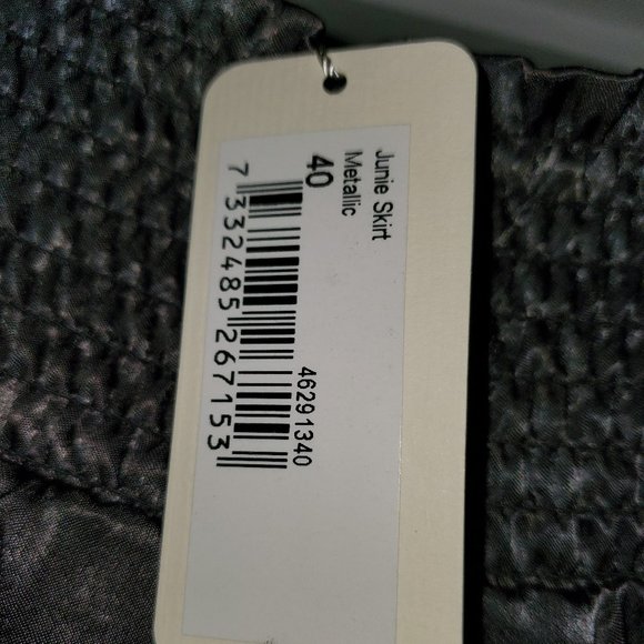 Junie Skirt Metallic Extra Long Skirt - Picture 6 of 6